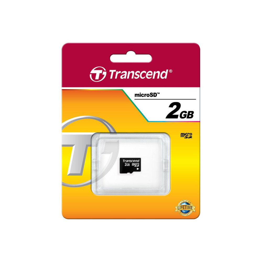 Produktbild för Transcend - flash-minneskort - 2 GB - microSD