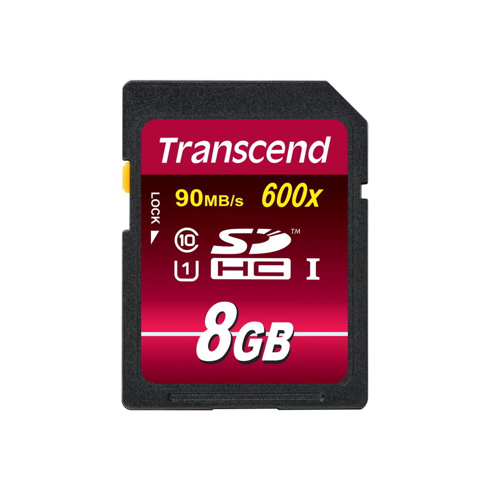 Produktbild för Transcend Ultimate - flash-minneskort - 8 GB - SDHC UHS-I