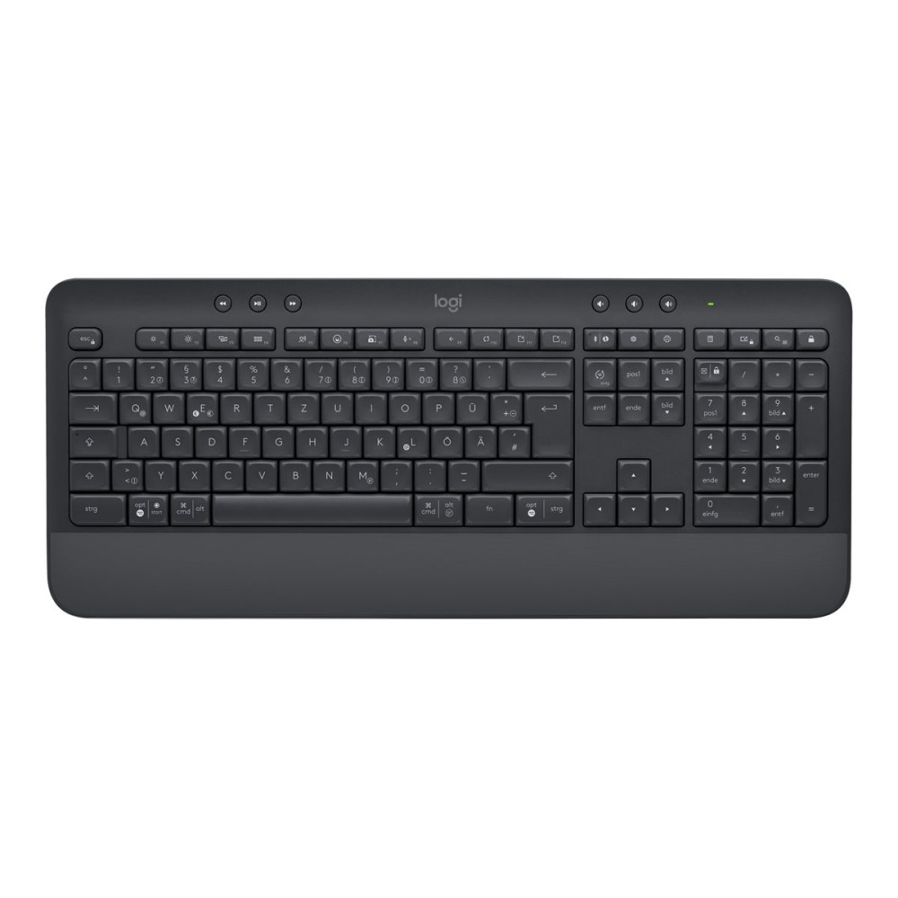 Produktbild för Logitech Signature - tangentbord - QWERTZ - tysk - grafit Inmatningsenhet
