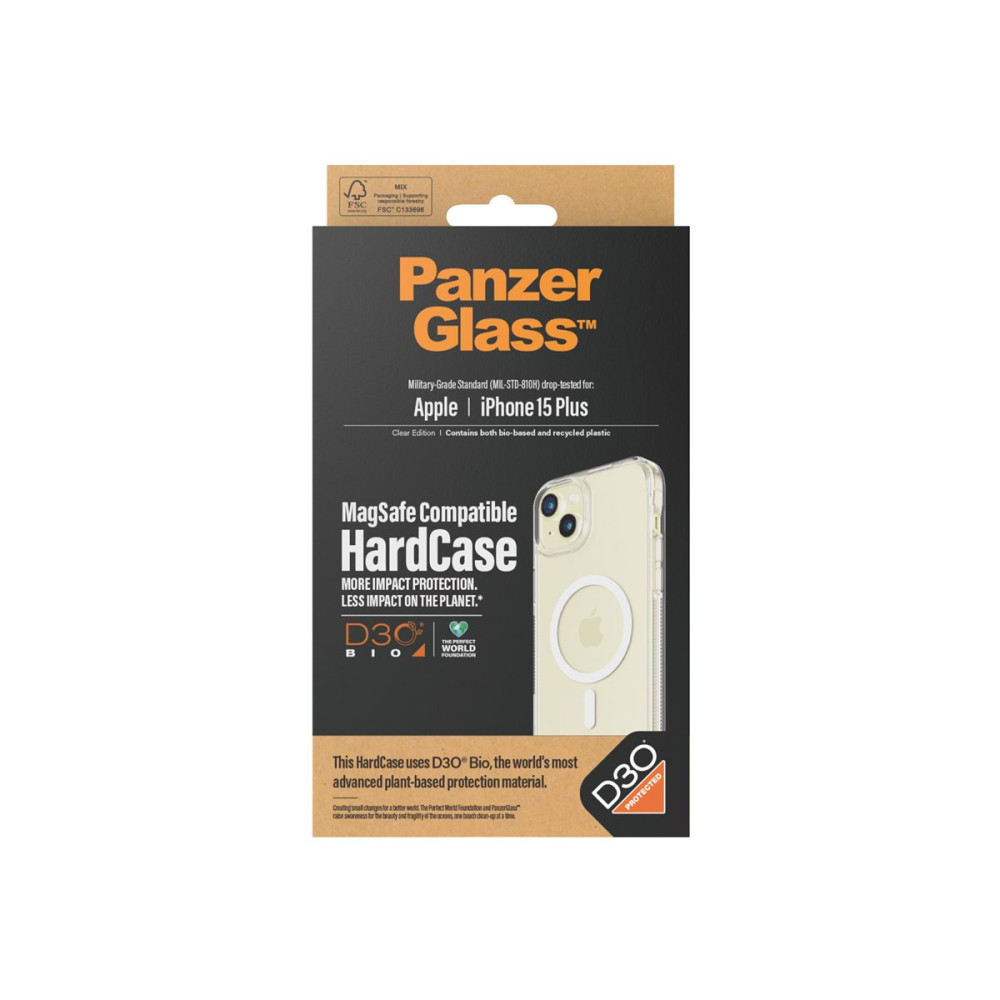 Produktbild för PanzerGlass HardCase Clear Edition - baksidesskydd för mobiltelefon