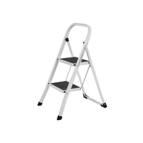 Songmics Steel Ladder White, Black 87x45x5cm