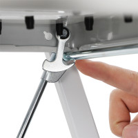 Produktbild för Steel Ladder White, Black 87x45x5cm