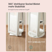 Produktbild för Jewelry Armoire White 162x55x55cm