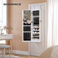 Produktbild för Jewelry Armoire White 120x10x37cm