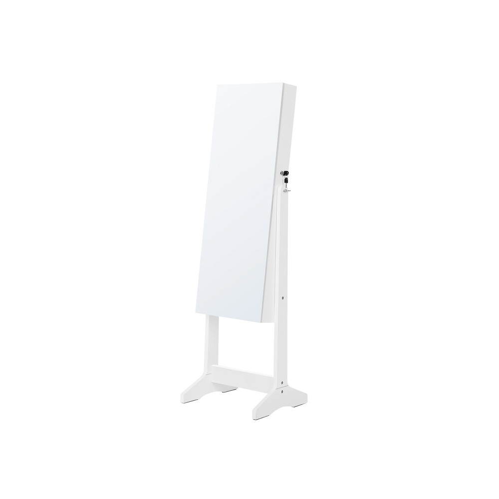Produktbild för Jewelry Armoire White 152x41x37cm