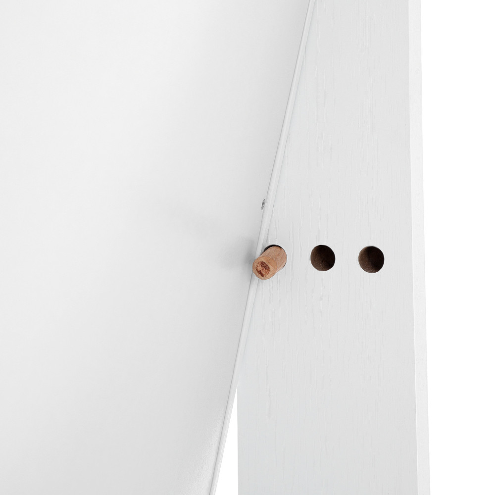 Produktbild för Jewelry Armoire White 152x41x37cm