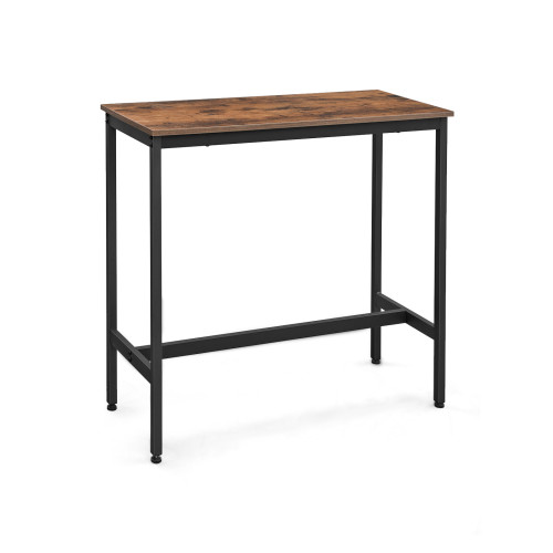 VASAGLE Bar Table X: Antique, Black 100x40x90cm