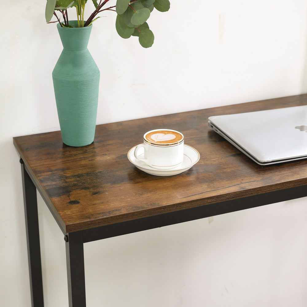 Produktbild för Bar Table X: Antique, Black 100x40x90cm