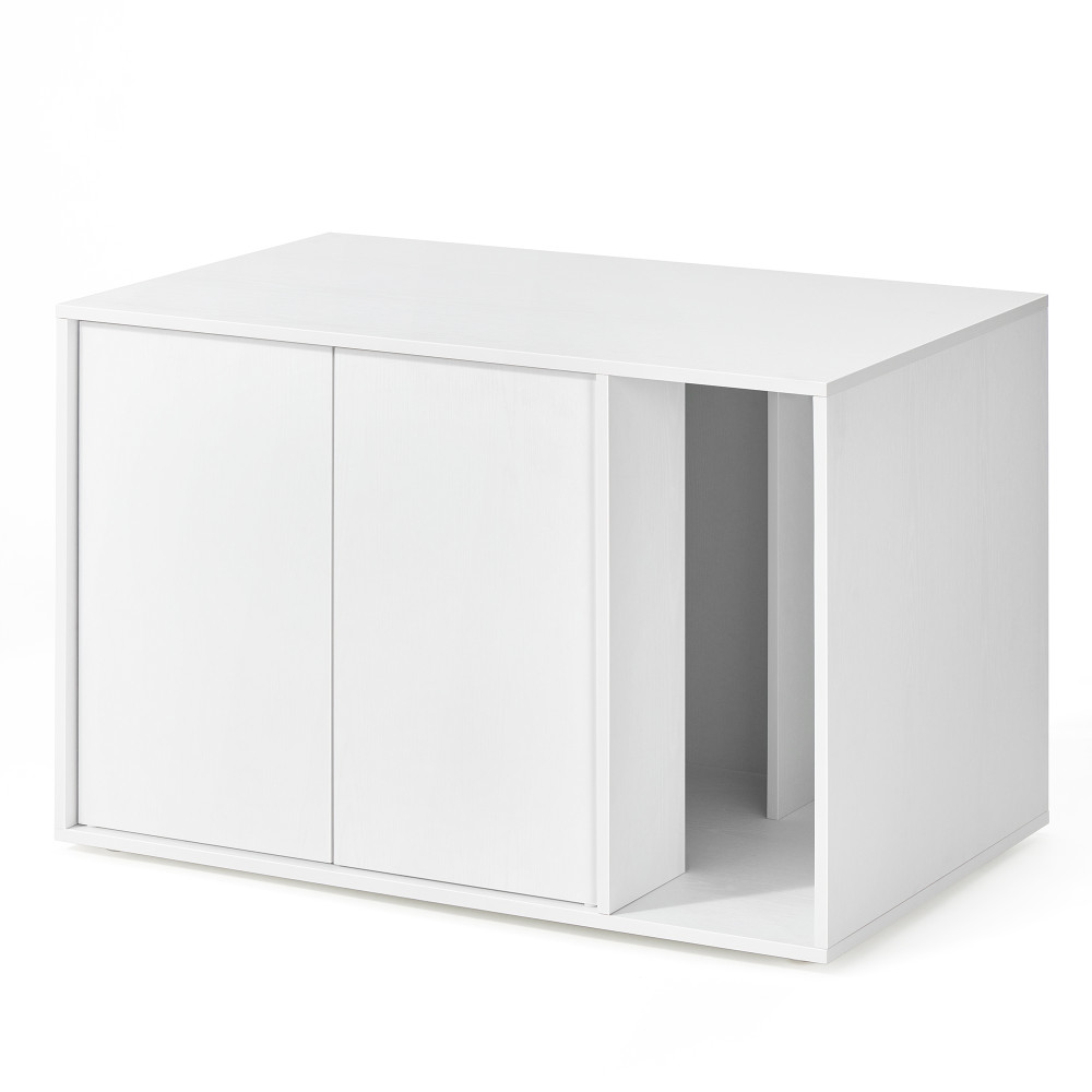 Produktbild för Cat Litter Box Enclosure White 80x50x53cm