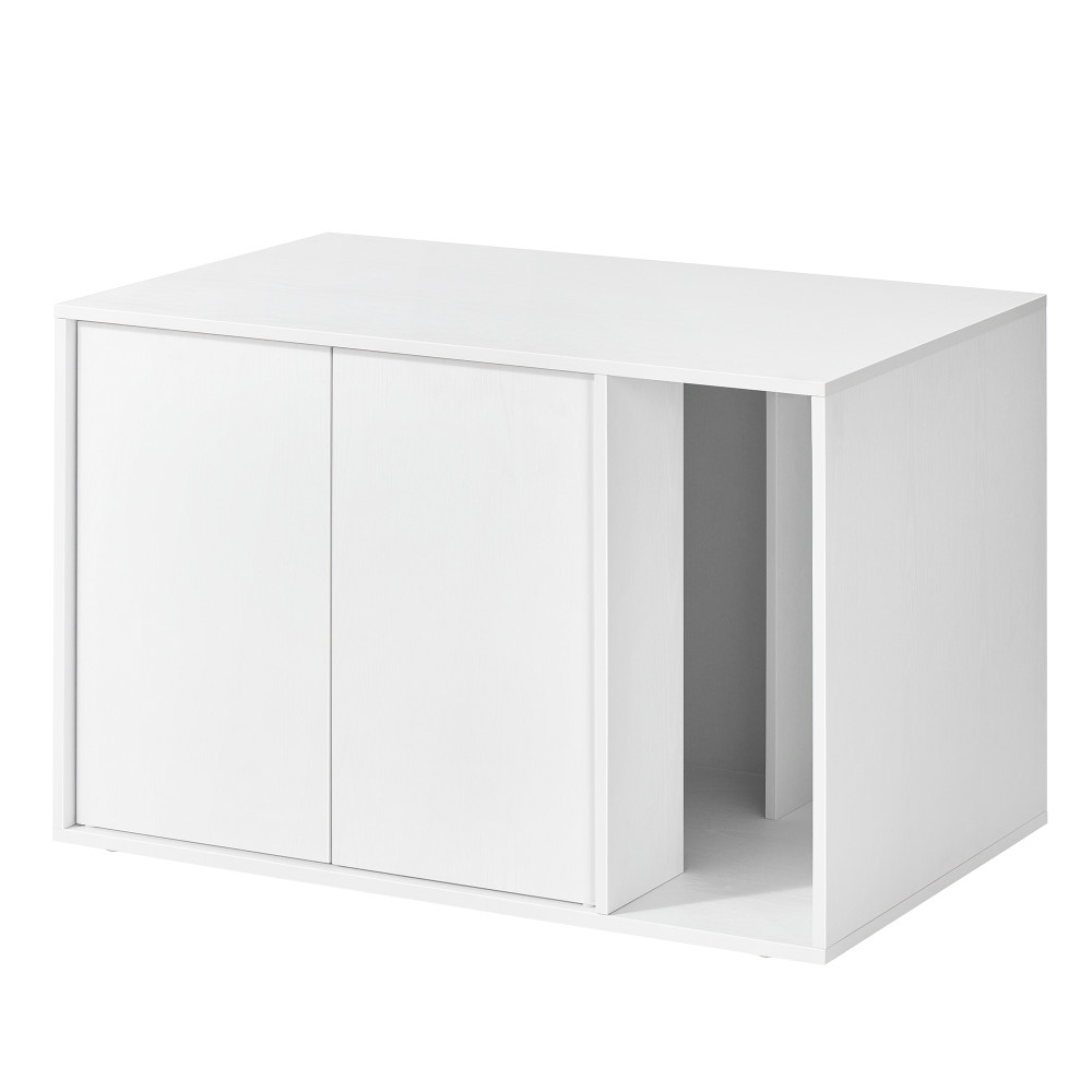 Produktbild för Cat Litter Box Enclosure White 80x50x53cm