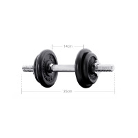 Produktbild för Dumbbell Black, Black 35x16x16cm