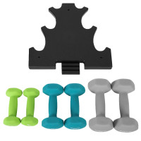 Produktbild för Dumbbell Black, Black 39x36x15cm