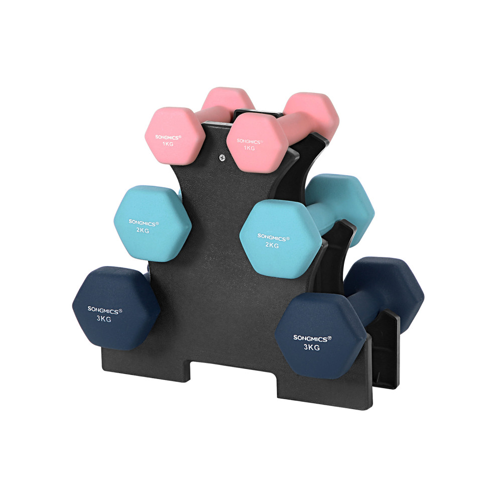 Produktbild för Dumbbell Black, Black 39x36x15cm