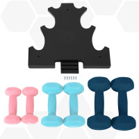 Produktbild för Dumbbell Black, Black 39x36x15cm