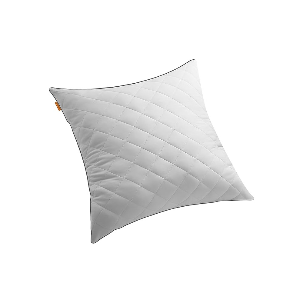 Produktbild för Bed Pillow Grey 80x80x18cm
