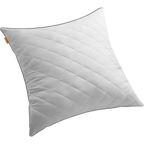 SONGMICS HOME Bed Pillow Grey 80x80x18cm