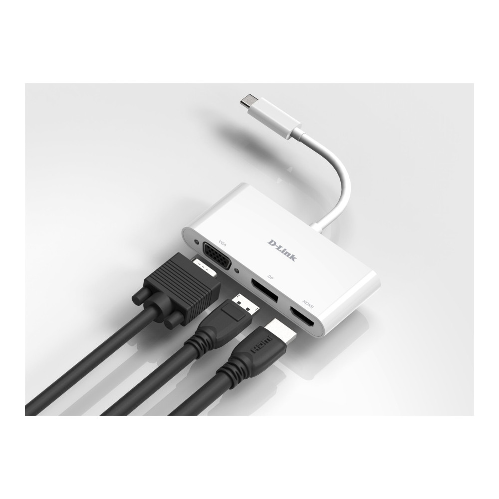 Produktbild för D-Link DUB-V310 - videokort - DisplayPort / HDMI / VGA - 11 cm