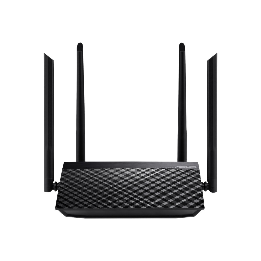 Produktbild för ASUS RT-AC1200 V2 - trådlös router - Wi-Fi 5 - skrivbordsmodell