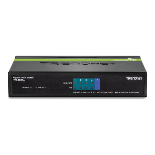 TRENDnet TRENDnet TPE TG50g - switch - 5 portar - TAA-kompatibel