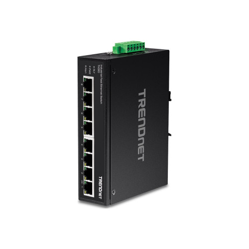 TRENDnet TRENDnet TI-E80 - switch - 8 portar - ohanterad - TAA-kompatibel