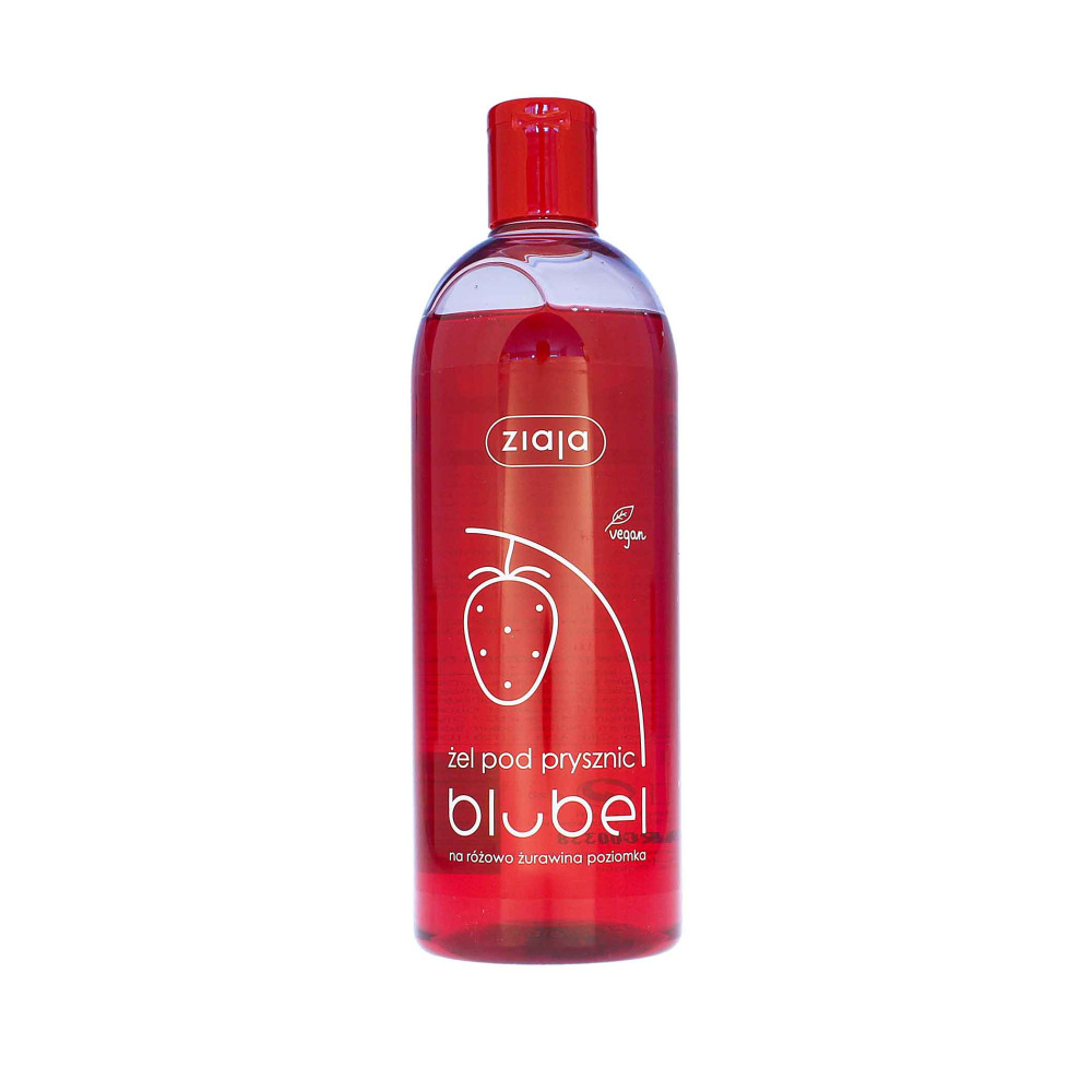 Produktbild för Ziaja Fruity Cranberry & Wild Strawberry Shower Gel 500ml