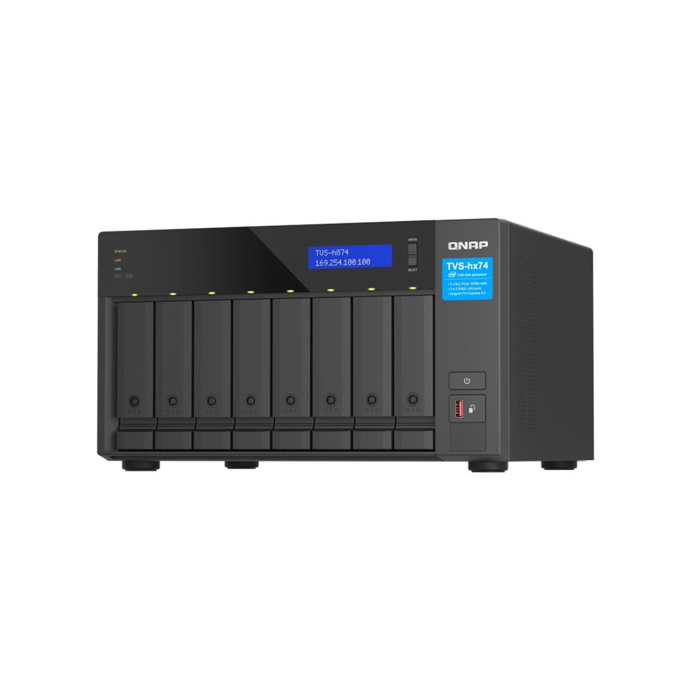 Produktbild för QNAP TVS-H874 - NAS-server