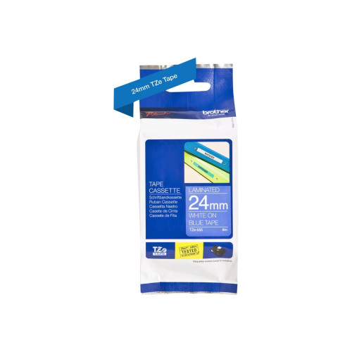 Brother Brother TZe-555 - bandlaminat - 1 kassett(er) - Rulle ( 2,4 cm x 8 m)
