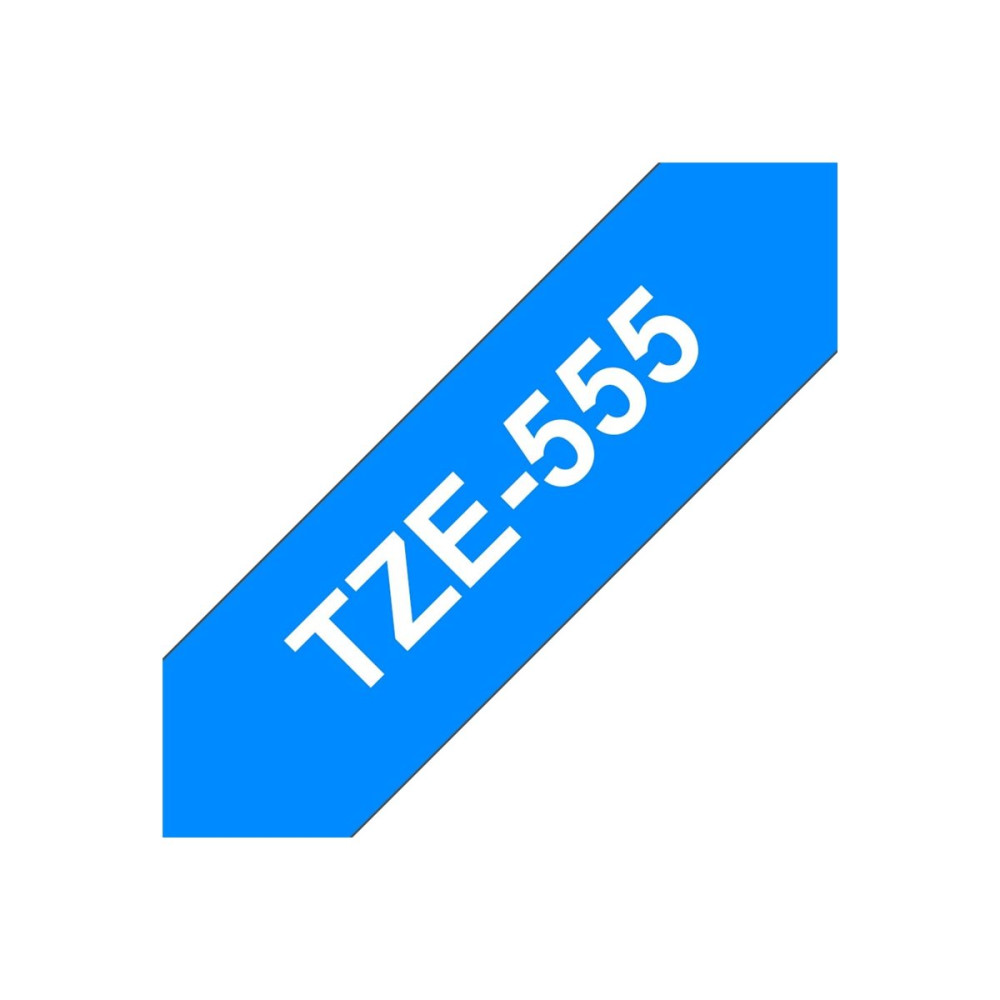 Produktbild för Brother TZe-555 - bandlaminat - 1 kassett(er) - Rulle ( 2,4 cm x 8 m)