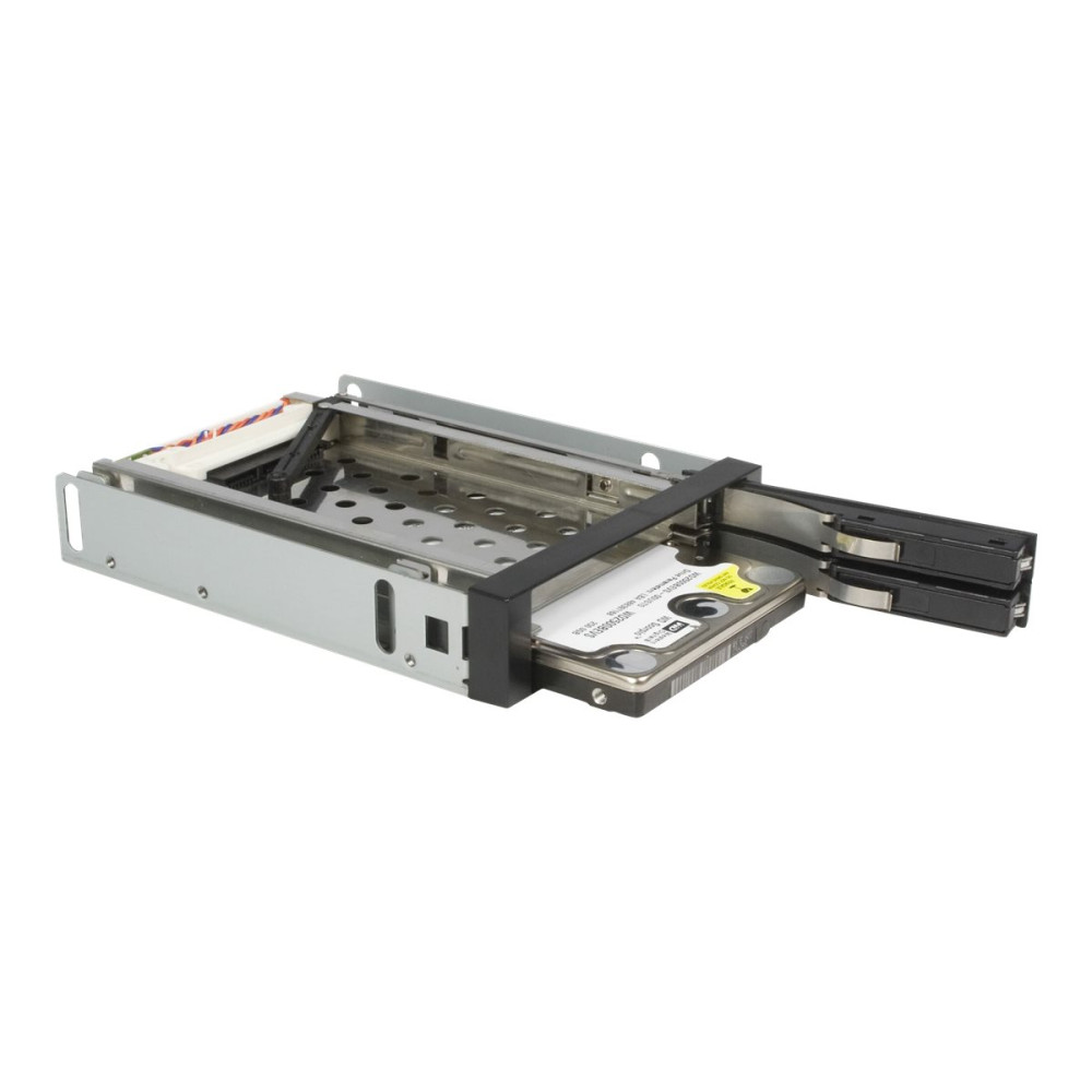 Produktbild för StarTech.com 2 enheter 2,5" hyllfri hot swap SATA med flyttbara bakpanelshyllor - adapter för lagringsfack