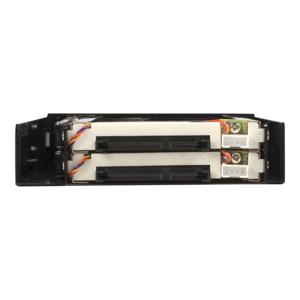 Produktbild för StarTech.com 2 enheter 2,5" hyllfri hot swap SATA med flyttbara bakpanelshyllor - adapter för lagringsfack