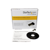 Produktbild för StarTech.com Mini USB Bluetooth 4.0-adapter - 50 m klass 1 trådlös EDR-dongel - nätverksadapter - USB