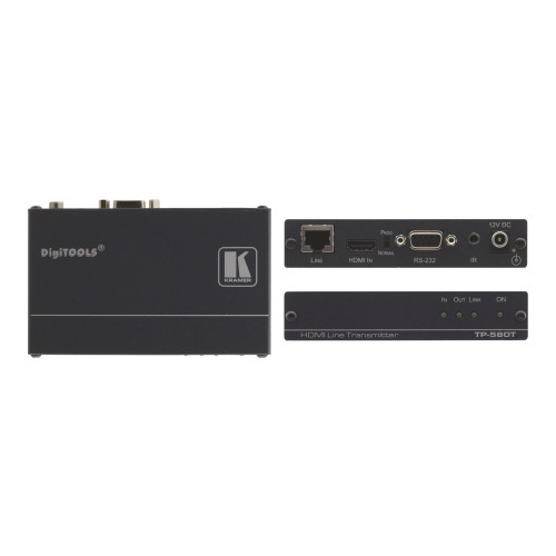 Kramer Electronics Kramer DigiTOOLS TP-580T - video/ljud/infraröd/seriell förlängare - RS-232, HDMI