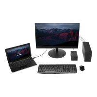 Produktbild för StarTech.com Thunderbolt 3 PCIe Expansion Chassis, External Enclosure Box with 1x PCI-Express Slot, 5K/4K Output Via TB3/DP Ports, TAA - förlängningskabel till systembuss - DP