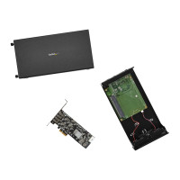 Produktbild för StarTech.com Thunderbolt 3 PCIe Expansion Chassis, External Enclosure Box with 1x PCI-Express Slot, 5K/4K Output Via TB3/DP Ports, TAA - förlängningskabel till systembuss - DP