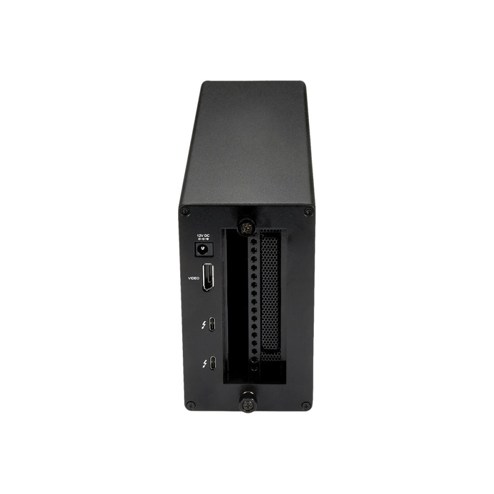 Produktbild för StarTech.com Thunderbolt 3 PCIe Expansion Chassis, External Enclosure Box with 1x PCI-Express Slot, 5K/4K Output Via TB3/DP Ports, TAA - förlängningskabel till systembuss - DP