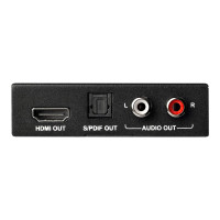 Produktbild för StarTech.com HDMI-audioextraherare med stöd för 4K 60 Hz - HDMI-ljudsignalsextraktor