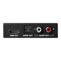 Produktbild för StarTech.com HDMI-audioextraherare med stöd för 4K 60 Hz - HDMI-ljudsignalsextraktor