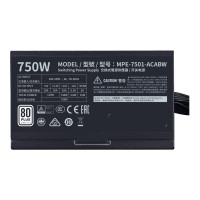 Produktbild för Cooler Master MWE White V2 750 - nätaggregat - 750 Watt