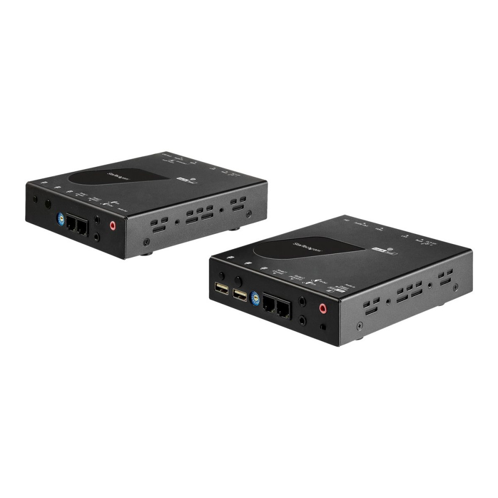 Produktbild för StarTech.com HDMI KVM-förlängare över LAN - 4K 30 Hz - förlängd räckvidd för audio/video - HDMI - TAA-kompatibel