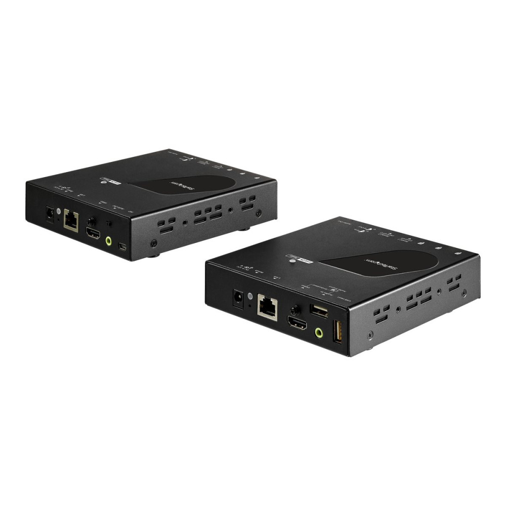 Produktbild för StarTech.com HDMI KVM-förlängare över LAN - 4K 30 Hz - förlängd räckvidd för audio/video - HDMI - TAA-kompatibel