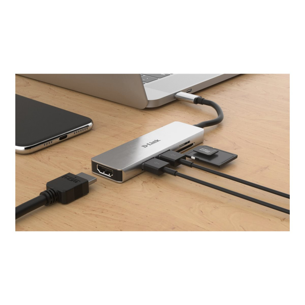 Produktbild för D-Link DUB-M530 - dockningsstation - USB-C / Thunderbolt 3 - HDMI