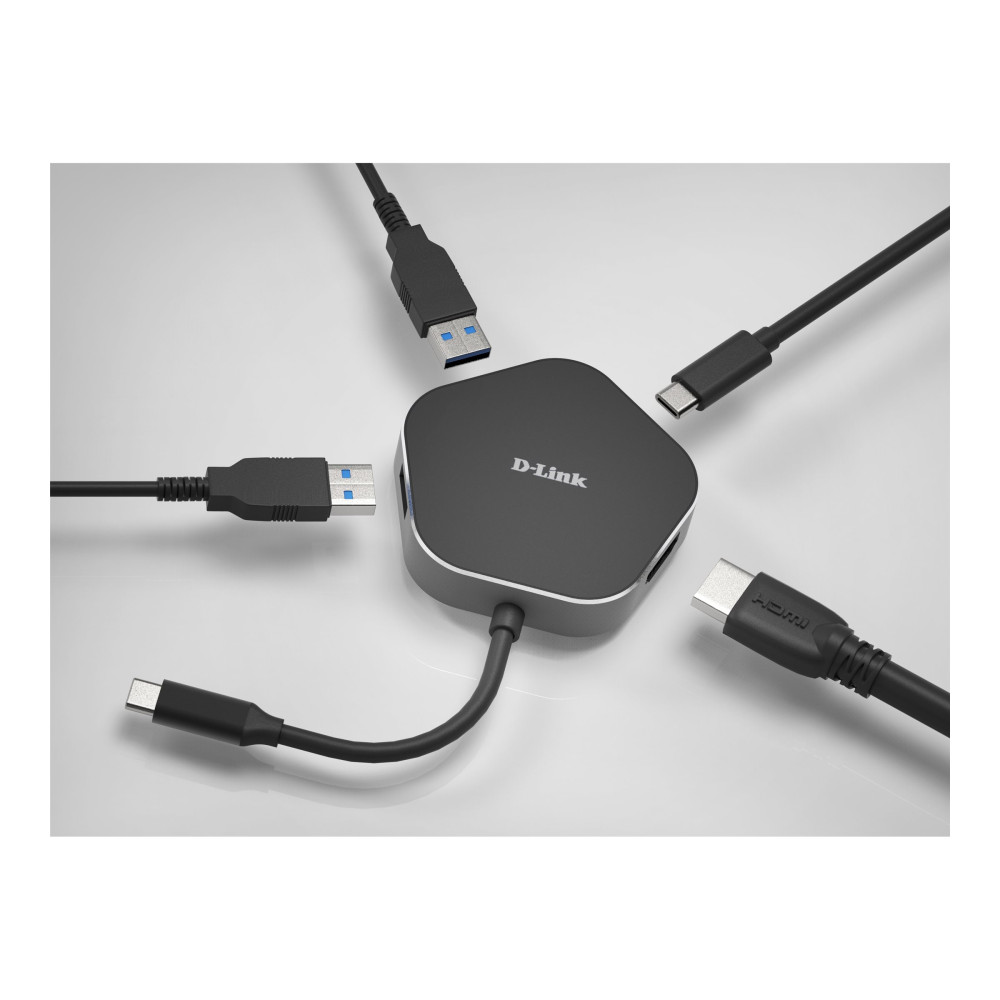 Produktbild för D-Link DUB-M420 - dockningsstation - USB-C / Thunderbolt 3 - HDMI