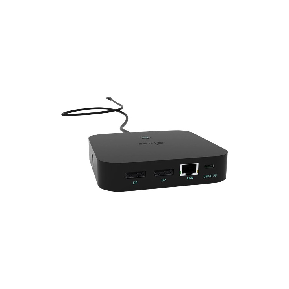 Produktbild för i-Tec USB-C Dual Display Docking Station with Power Delivery - dockningsstation - USB-C / Thunderbolt 3 - DP - 1GbE