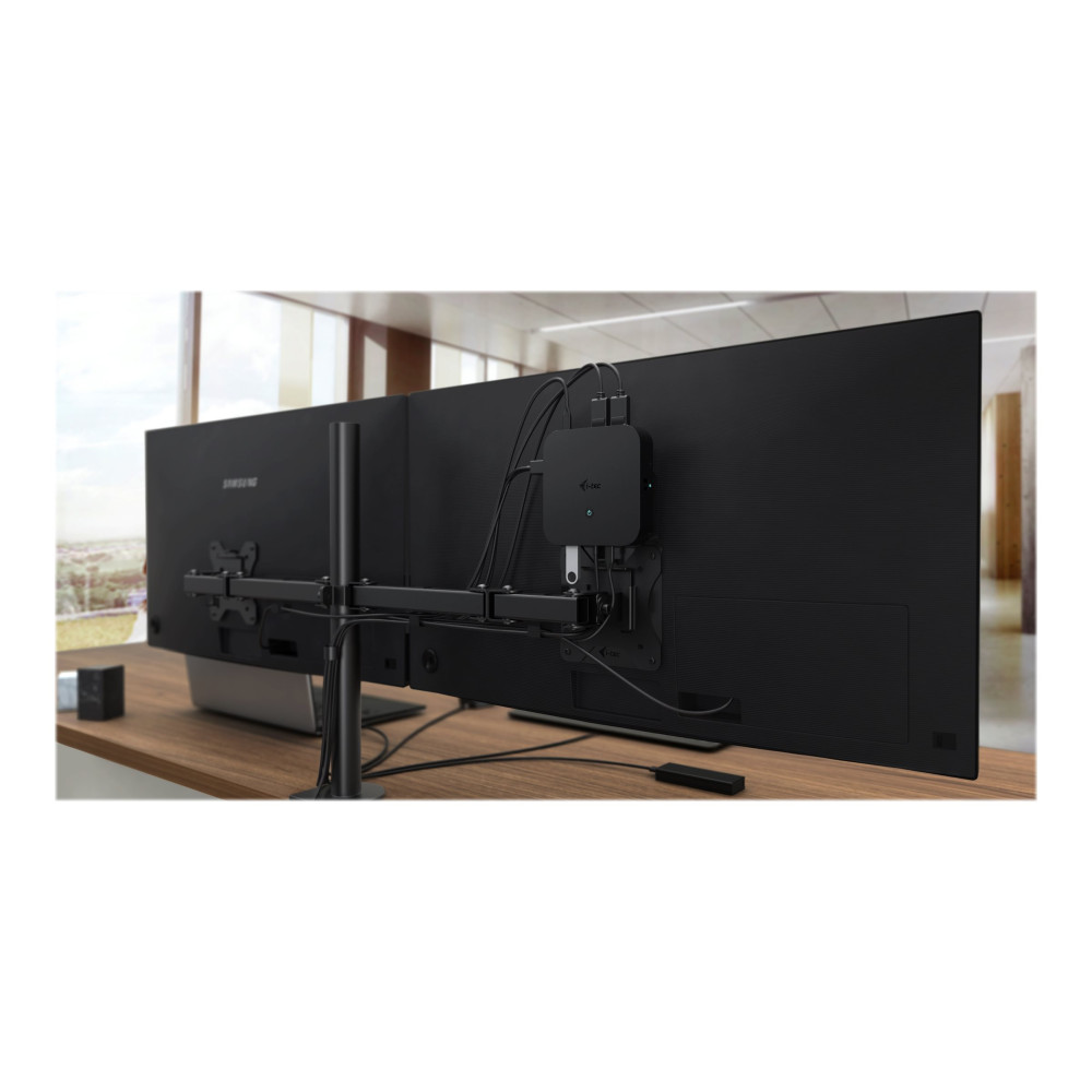 Produktbild för i-Tec USB-C Dual Display Docking Station with Power Delivery - dockningsstation - USB-C / Thunderbolt 3 - DP - 1GbE