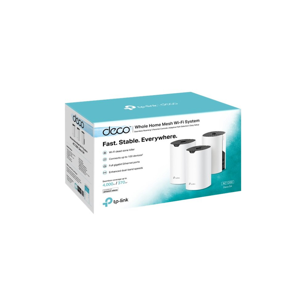Produktbild för TP-Link Deco S4 - Wifi-system - Wi-Fi 5 - skrivbordsmodell