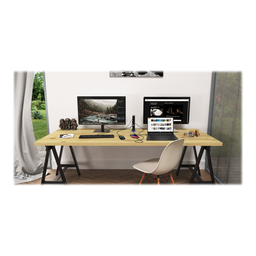 Produktbild för i-Tec USB 3.0/USB-C Dual HDMI Docking Station - dockningsstation - USB 3.0 - 2 x HDMI - 1GbE