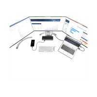 Produktbild för StarTech.com USB-C- och USB-A-dockningsstation - Universal hybriddockningsstation för trippla bildskärmar, DisplayPort och HDMI 4K 60 Hz - 85 W strömförsörjning, 6x USB-hubb, GbE, Ljud - USB 3.1 Gen. 2, 10 Gbit/sek - dockningsstation - USB-C - 3 x HDMI, 3