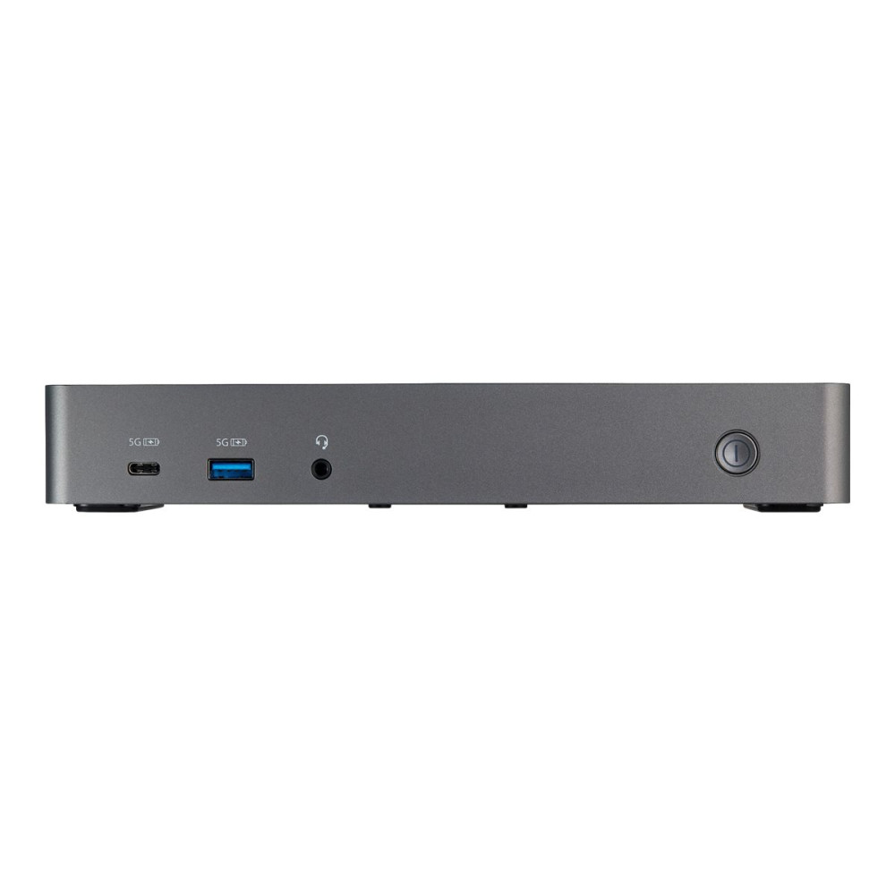 Produktbild för StarTech.com USB-C- och USB-A-dockningsstation - Universal hybriddockningsstation för trippla bildskärmar, DisplayPort och HDMI 4K 60 Hz - 85 W strömförsörjning, 6x USB-hubb, GbE, Ljud - USB 3.1 Gen. 2, 10 Gbit/sek - dockningsstation - USB-C - 3 x HDMI, 3