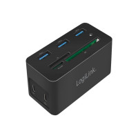 Produktbild för LogiLink - dockningsstation - USB-C 3.2 Gen 1 - HDMI - 1GbE