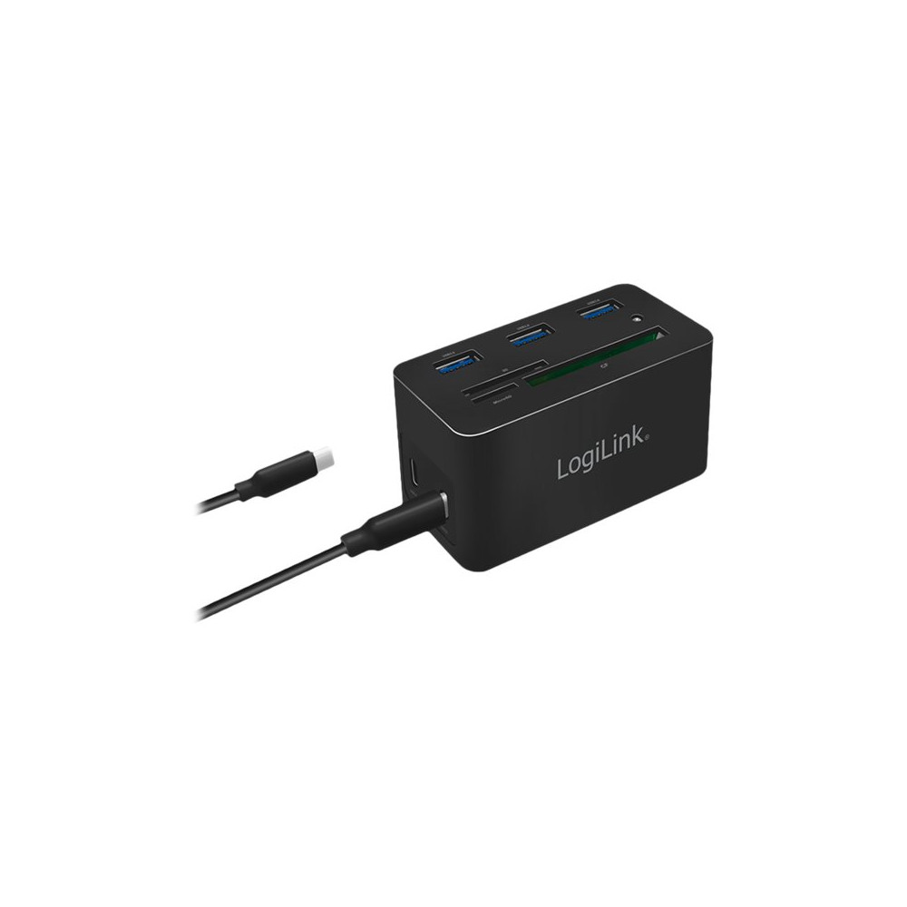 Produktbild för LogiLink - dockningsstation - USB-C 3.2 Gen 1 - HDMI - 1GbE